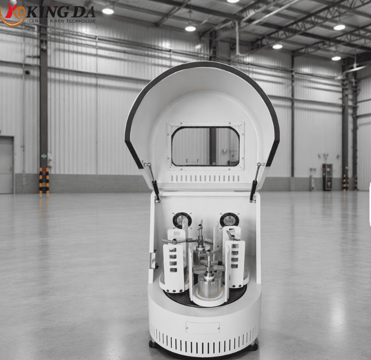 Planetary Grinding Machine Vertical Laboratory Ball Mill for Powder Milling Sample Preparation and Fine Material Grinding