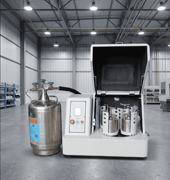 Advanced Laboratory Planetary Ball Mill With Cooling System Low Temperature Powder Grinding Material Research Equipment