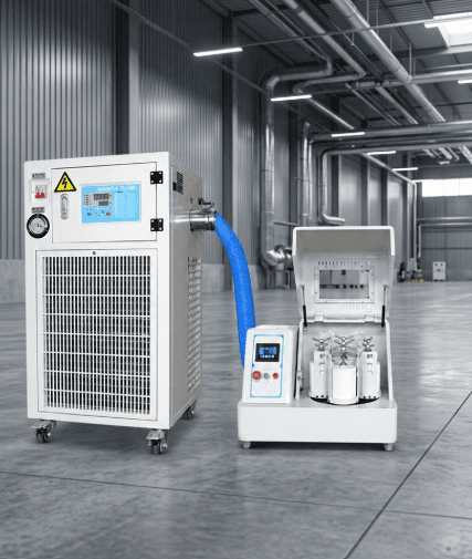 Low Temperature Planetary Ball Mill Laboratory Milling Equipment External Cooling System Heat Sensitive Material Processing