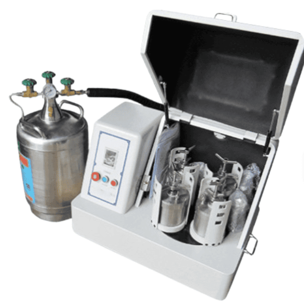 High Energy Planetary Ball Mill Cooling System Laboratory Grinding Machine Low Temperature Milling Material Processing