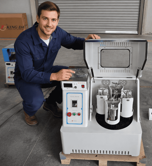 Automatic Laboratory Planetary Ball Mill with Zirconia Grinding Jar for Fine Powder Milling