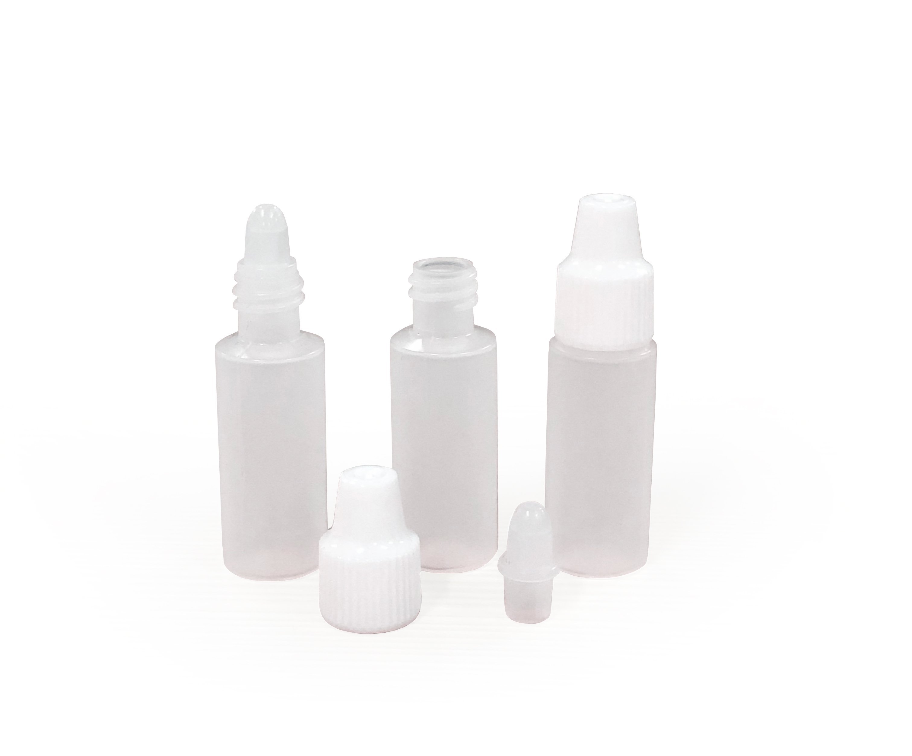 LDPE Cylinder Vials & Dropper Tip Caps